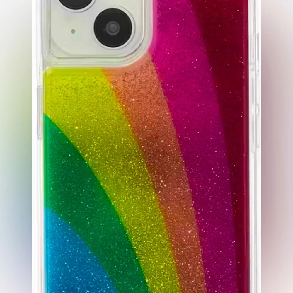 WOW*SALE NEW**Kate Spade iPhone 15 Rainbow Case Cover